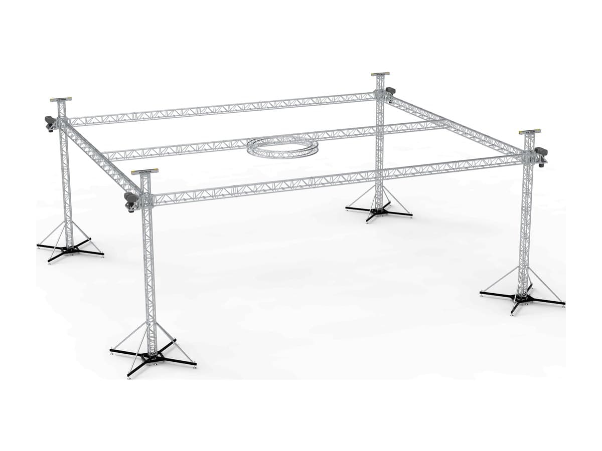 Roof Systems 40x40 Katlanır Truss Rig 15x12x7 m